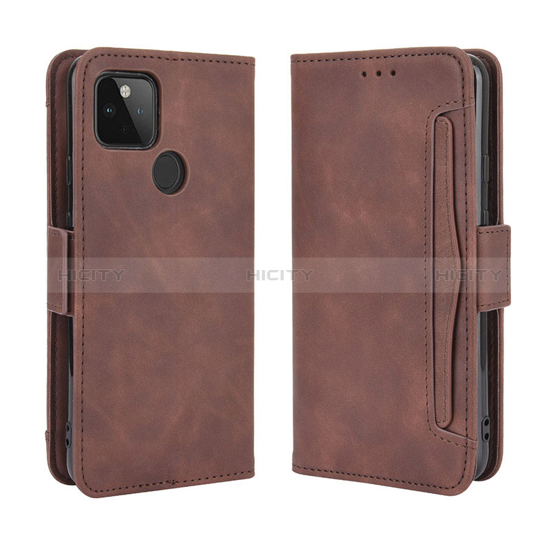 Funda de Cuero Cartera con Soporte Carcasa BY3 para Google Pixel 5 XL 5G