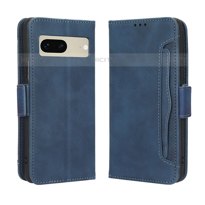 Funda de Cuero Cartera con Soporte Carcasa BY3 para Google Pixel 7 5G Azul