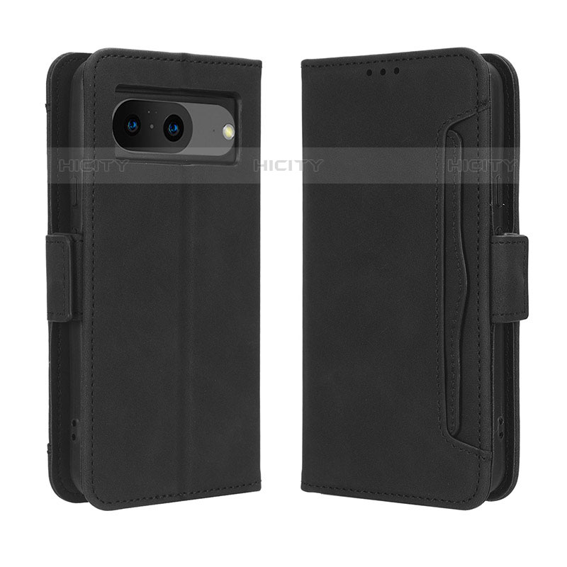 Funda de Cuero Cartera con Soporte Carcasa BY3 para Google Pixel 8 5G Negro