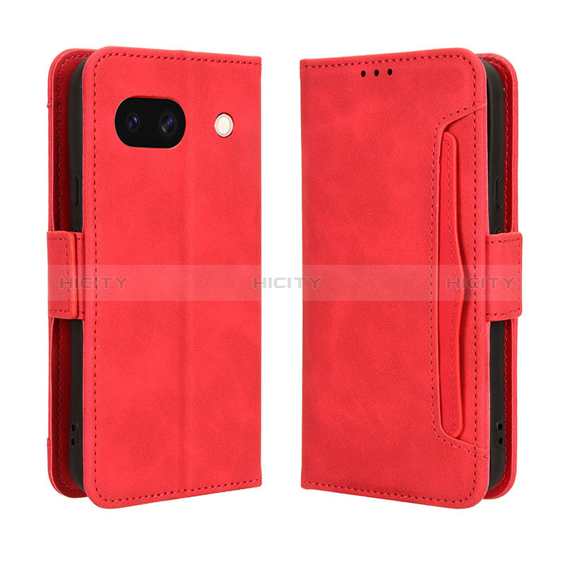 Funda de Cuero Cartera con Soporte Carcasa BY3 para Google Pixel 8a 5G Rojo