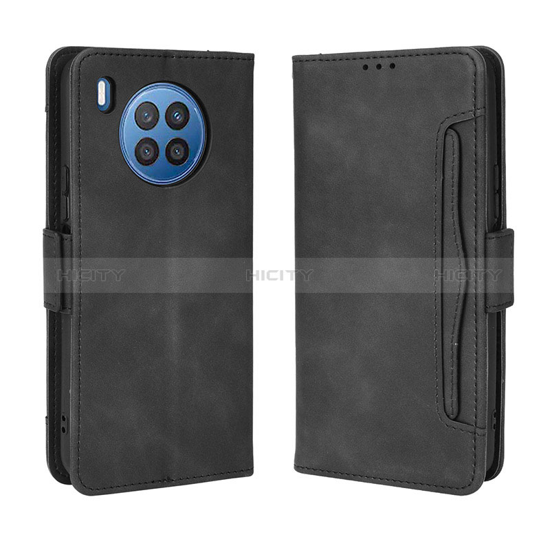 Funda de Cuero Cartera con Soporte Carcasa BY3 para Huawei Honor 50 Lite Negro