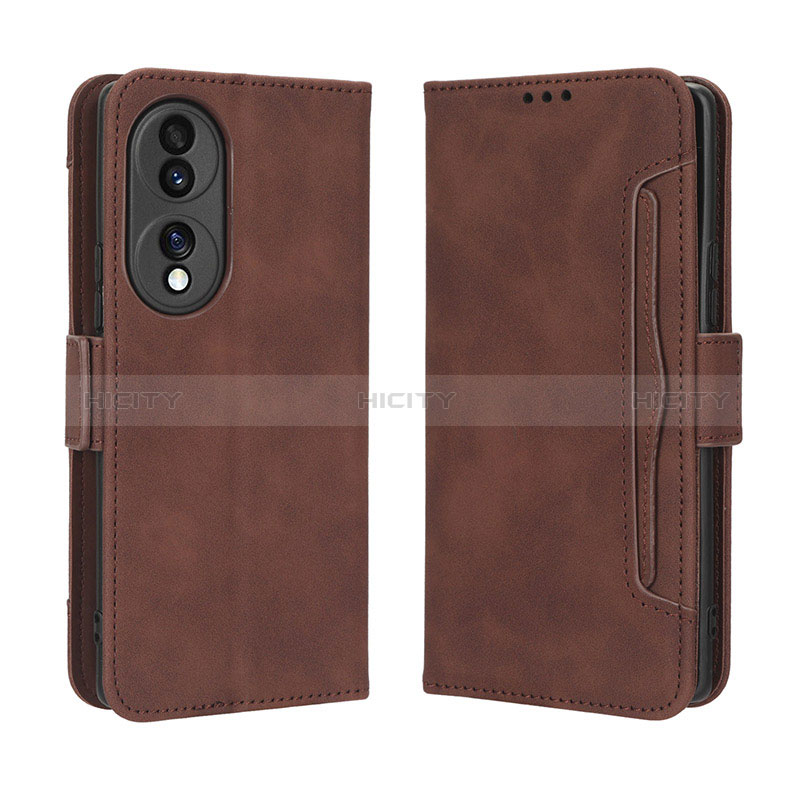 Funda de Cuero Cartera con Soporte Carcasa BY3 para Huawei Honor 70 5G