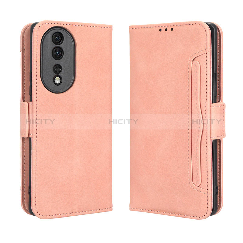 Funda de Cuero Cartera con Soporte Carcasa BY3 para Huawei Honor 80 5G