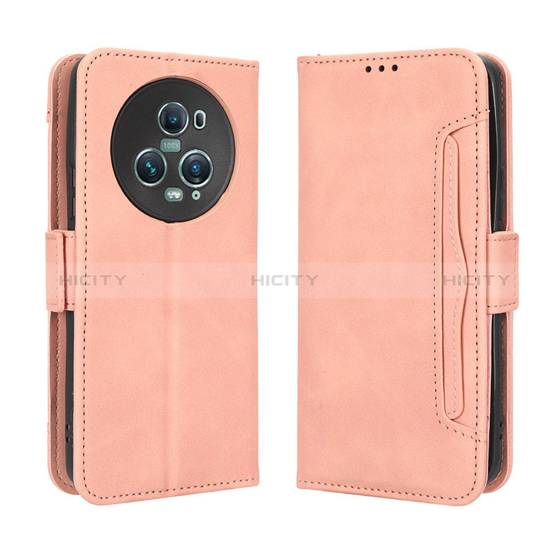 Funda de Cuero Cartera con Soporte Carcasa BY3 para Huawei Honor Magic5 Pro 5G