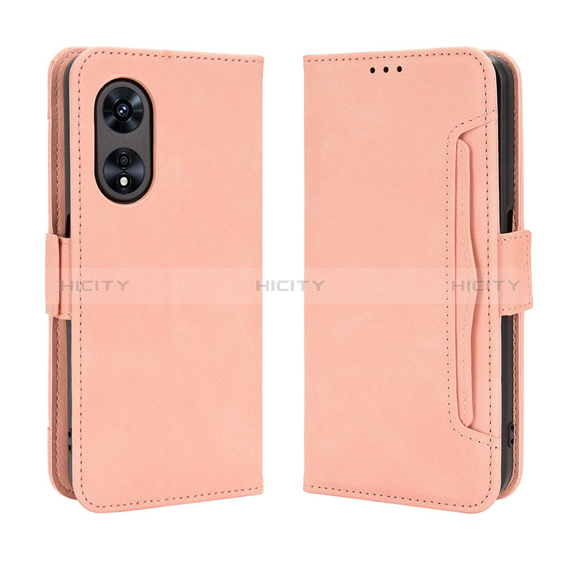 Funda de Cuero Cartera con Soporte Carcasa BY3 para Huawei Honor X5 Plus Rosa