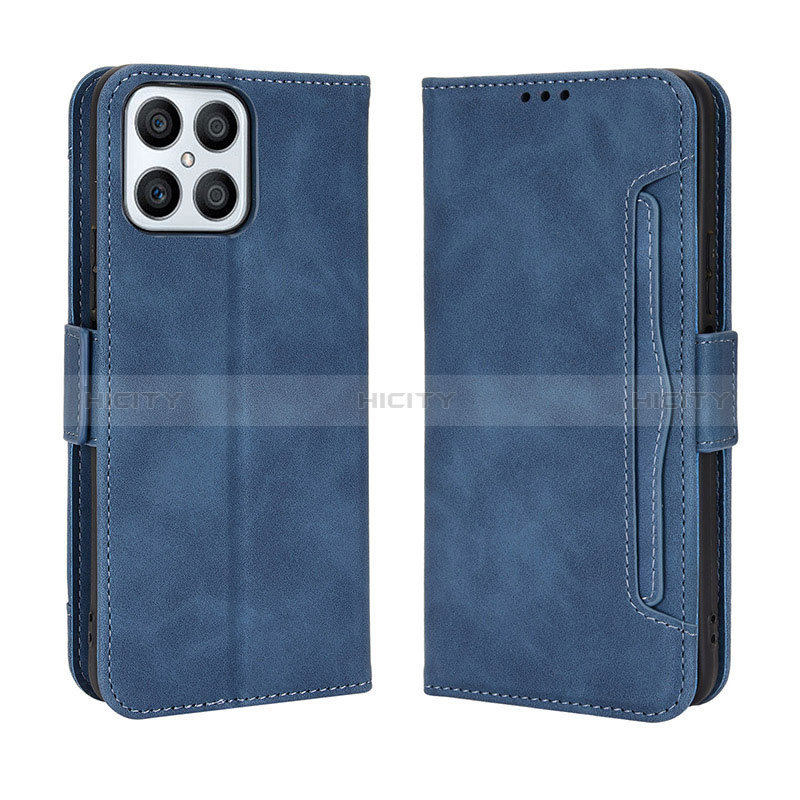 Funda de Cuero Cartera con Soporte Carcasa BY3 para Huawei Honor X8 4G