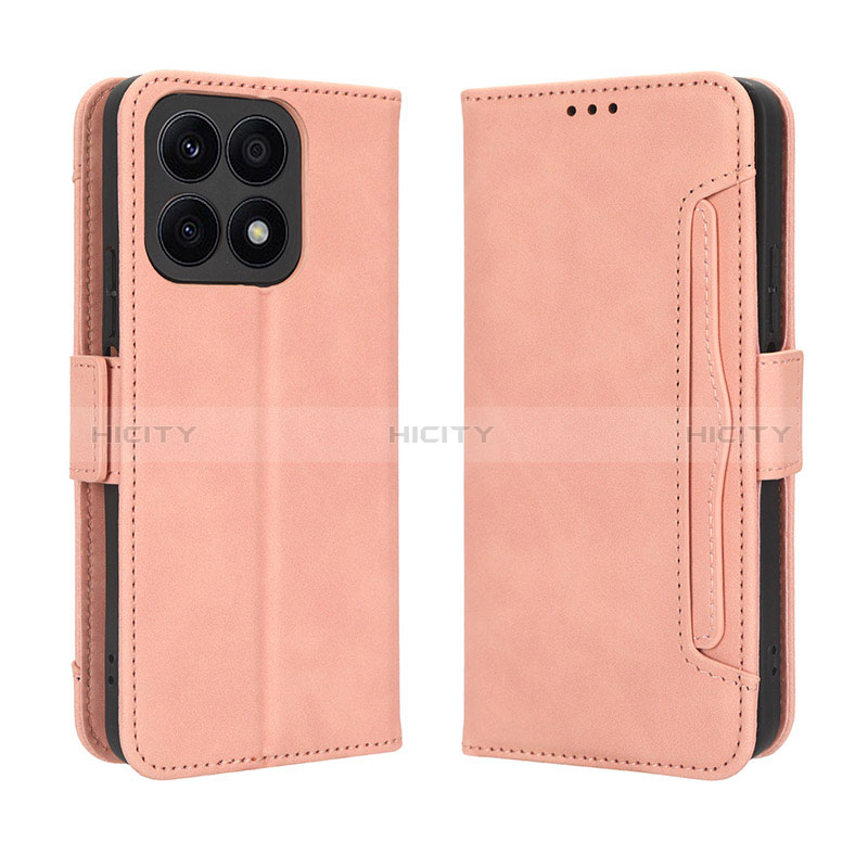 Funda de Cuero Cartera con Soporte Carcasa BY3 para Huawei Honor X8a 4G