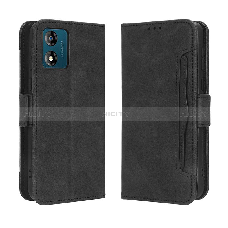 Funda de Cuero Cartera con Soporte Carcasa BY3 para Motorola Moto E13