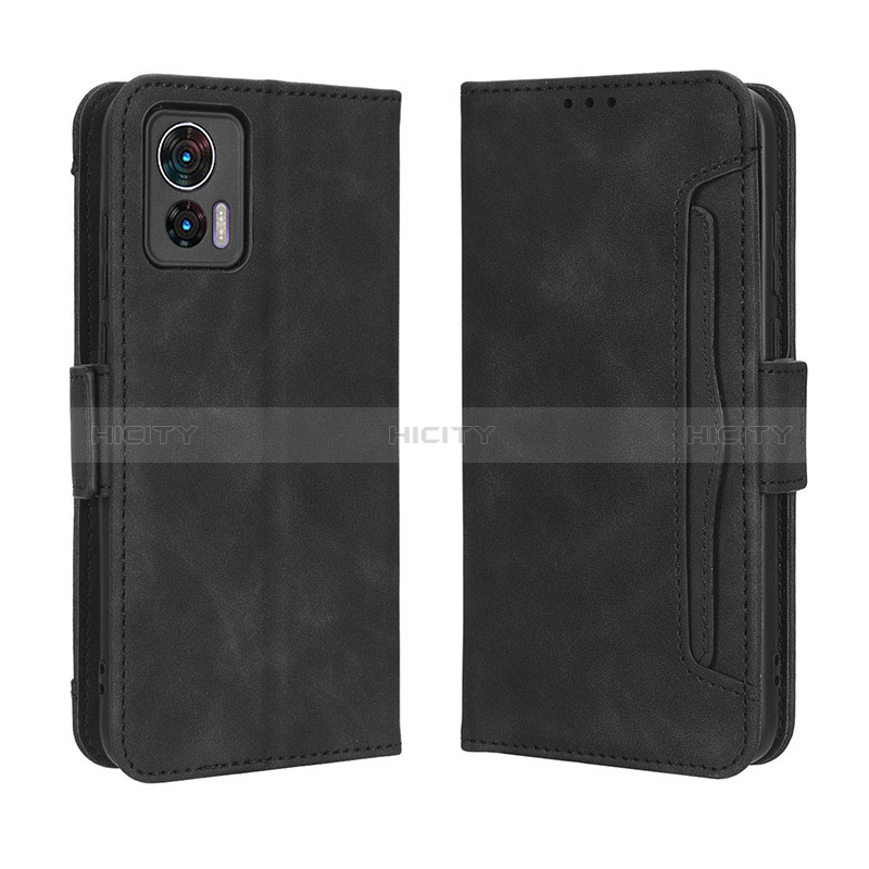 Funda de Cuero Cartera con Soporte Carcasa BY3 para Motorola Moto Edge 30 Neo 5G Negro