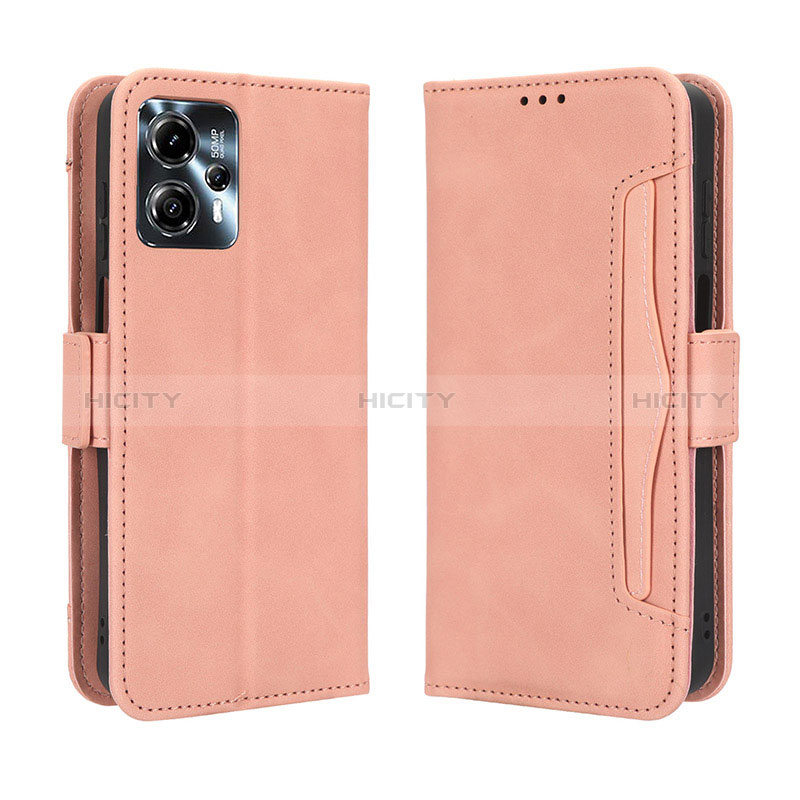 Funda de Cuero Cartera con Soporte Carcasa BY3 para Motorola Moto G13