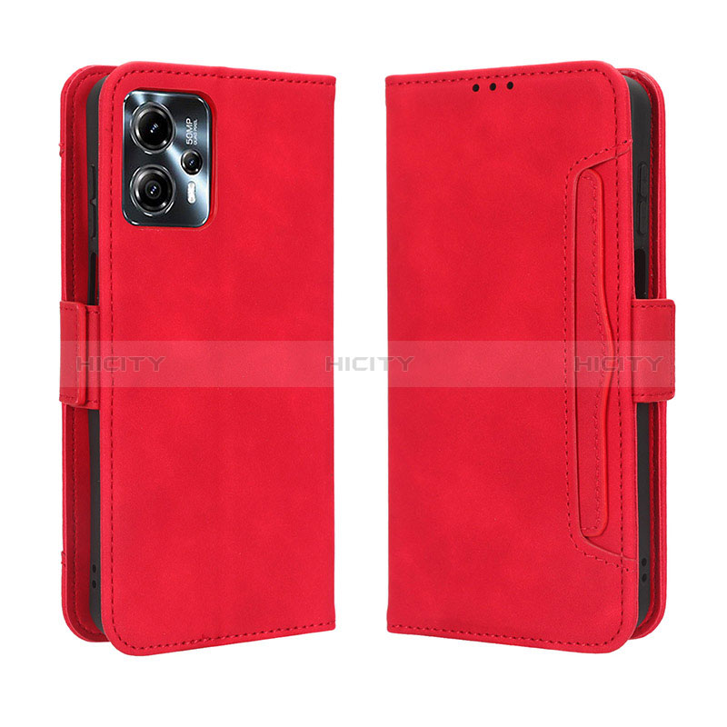 Funda de Cuero Cartera con Soporte Carcasa BY3 para Motorola Moto G13