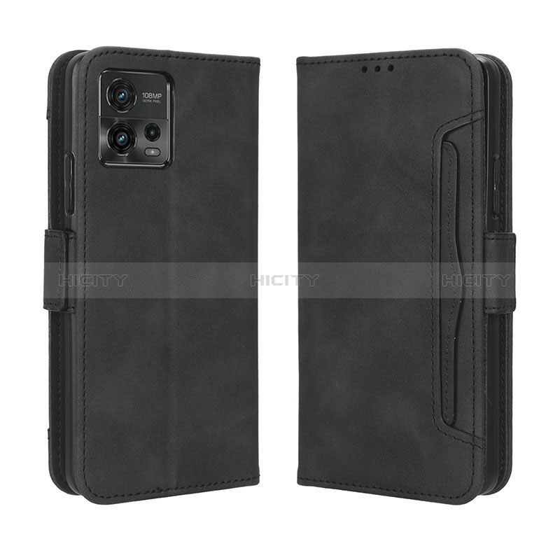 Funda de Cuero Cartera con Soporte Carcasa BY3 para Motorola Moto G72