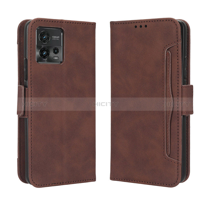 Funda de Cuero Cartera con Soporte Carcasa BY3 para Motorola Moto G72