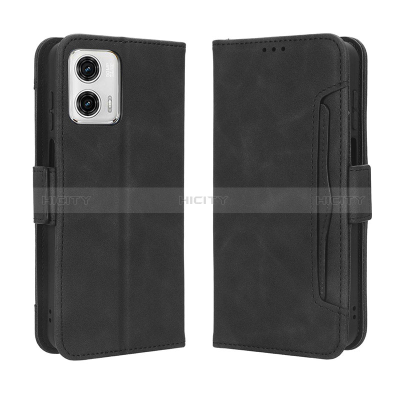 Funda de Cuero Cartera con Soporte Carcasa BY3 para Motorola Moto G73 5G