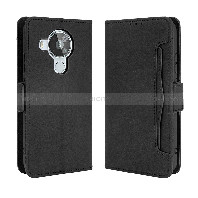 Funda de Cuero Cartera con Soporte Carcasa BY3 para Nokia 7.3 Negro