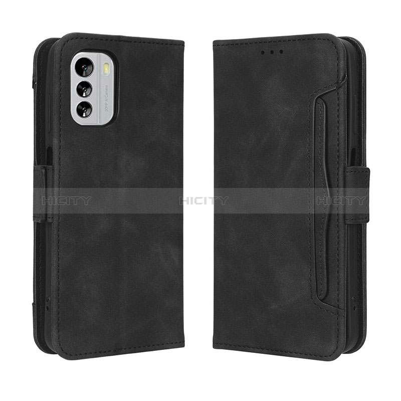 Funda de Cuero Cartera con Soporte Carcasa BY3 para Nokia G60 5G Negro