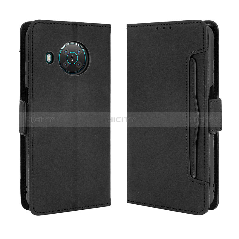 Funda de Cuero Cartera con Soporte Carcasa BY3 para Nokia X100 5G Negro