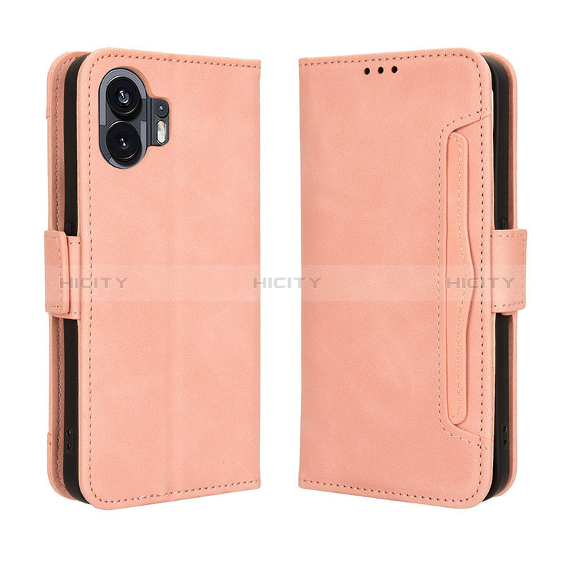 Funda de Cuero Cartera con Soporte Carcasa BY3 para Nothing Phone 2