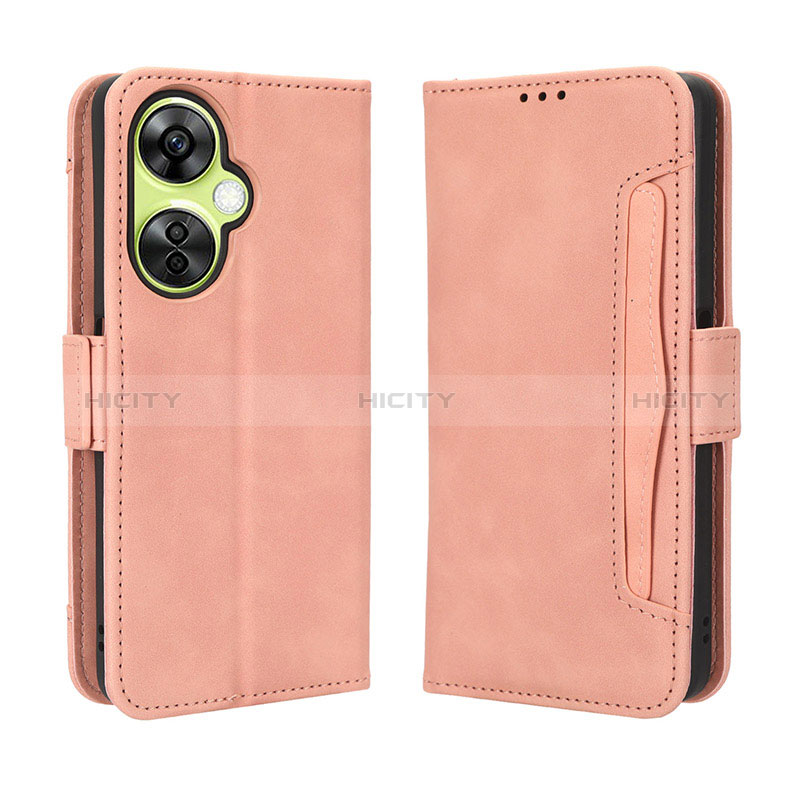 Funda de Cuero Cartera con Soporte Carcasa BY3 para OnePlus Nord CE 3 Lite 5G Rosa