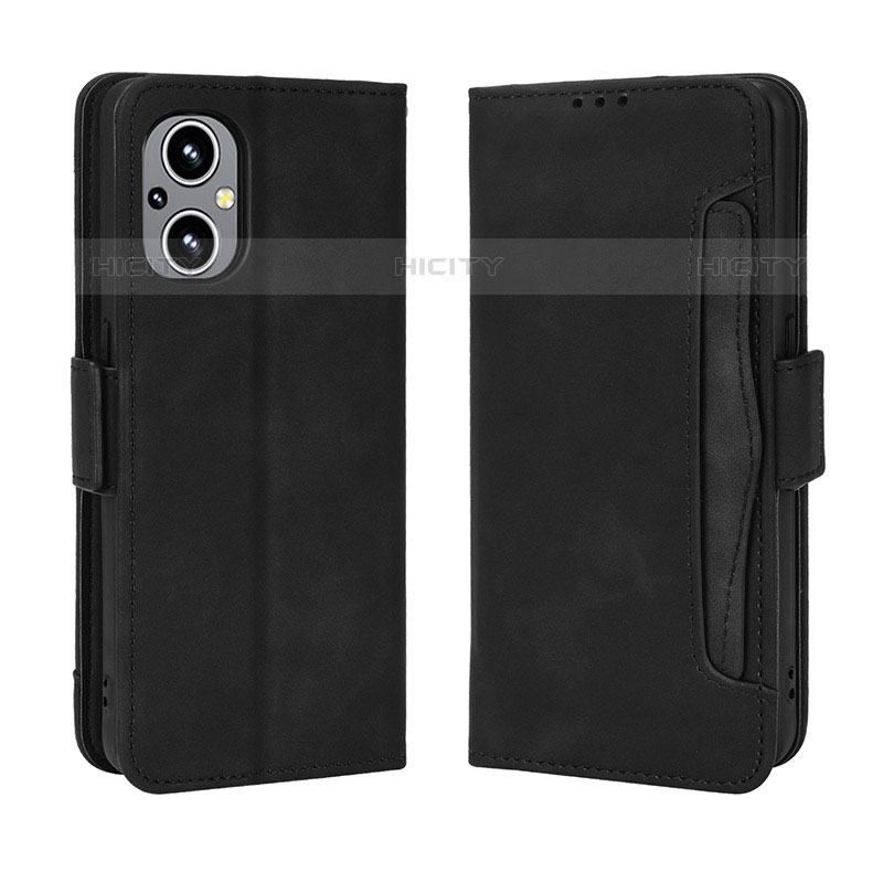 Funda de Cuero Cartera con Soporte Carcasa BY3 para OnePlus Nord N20 5G Negro