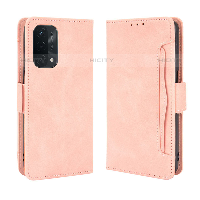 Funda de Cuero Cartera con Soporte Carcasa BY3 para OnePlus Nord N200 5G Rosa