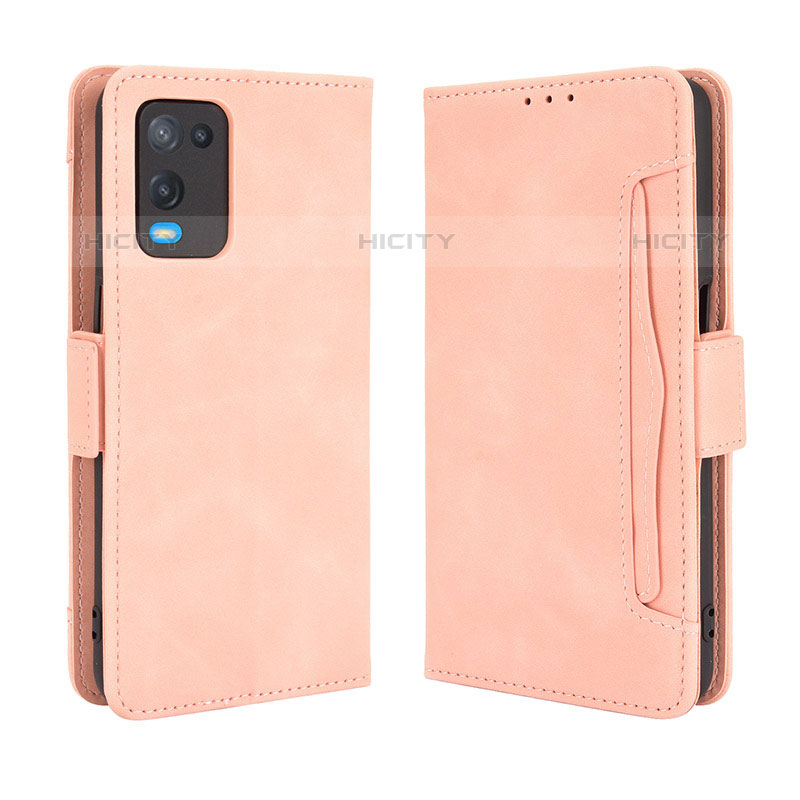 Funda de Cuero Cartera con Soporte Carcasa BY3 para Oppo A54 4G