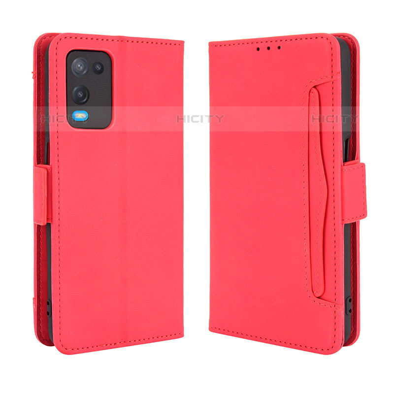 Funda de Cuero Cartera con Soporte Carcasa BY3 para Oppo A54 4G