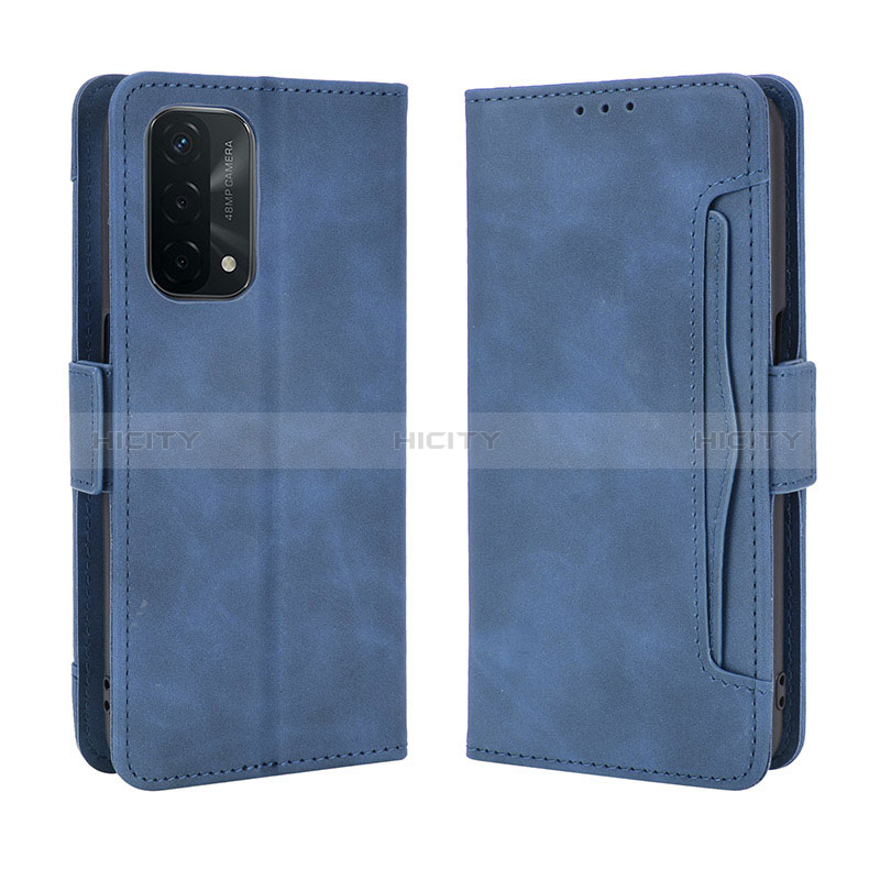 Funda de Cuero Cartera con Soporte Carcasa BY3 para Oppo A54 5G