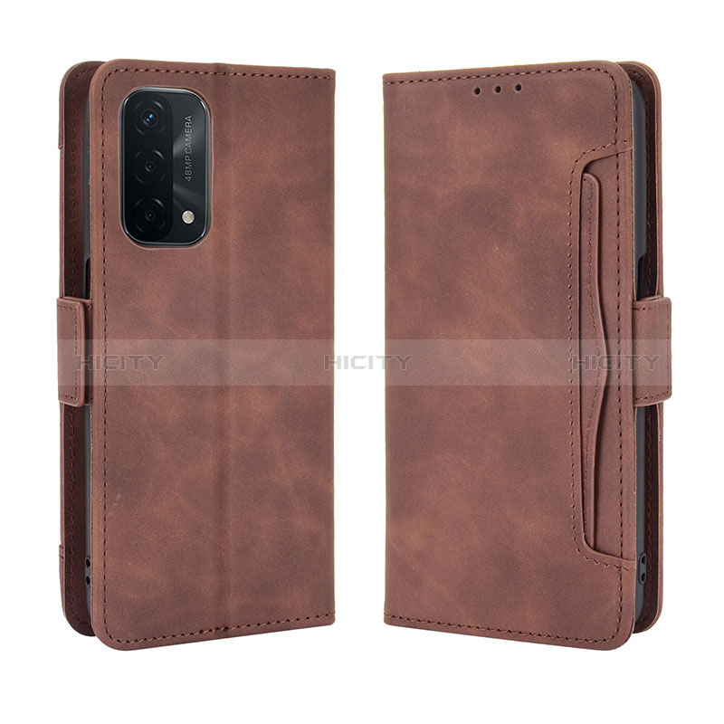 Funda de Cuero Cartera con Soporte Carcasa BY3 para Oppo A54 5G