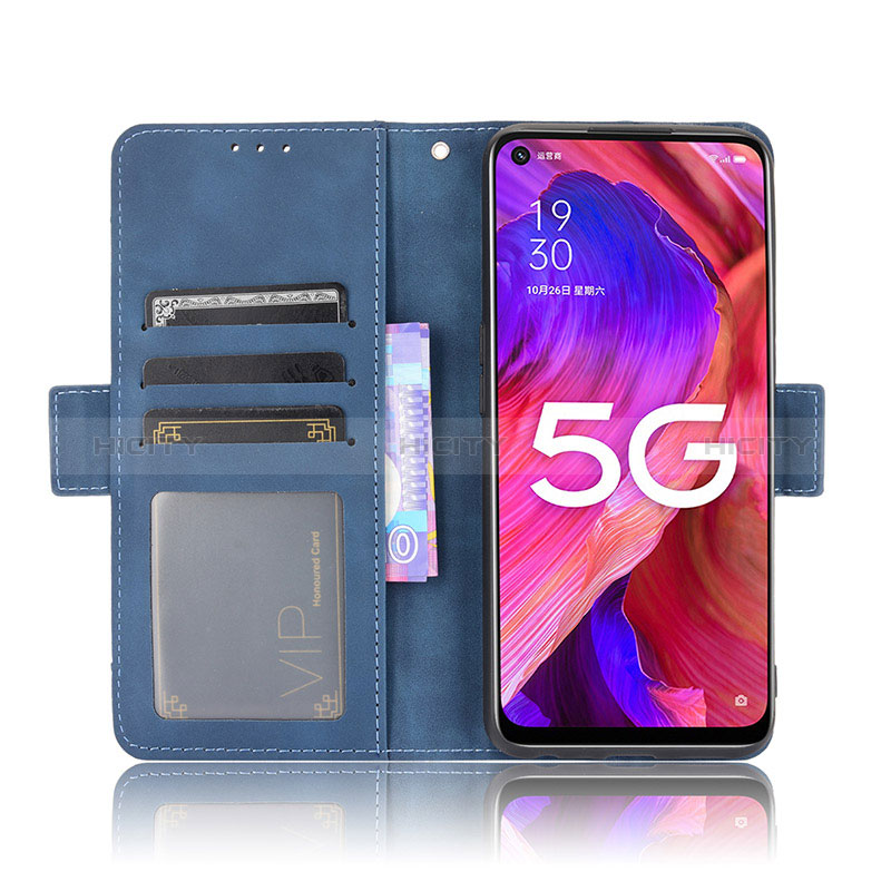 Funda de Cuero Cartera con Soporte Carcasa BY3 para Oppo A54 5G