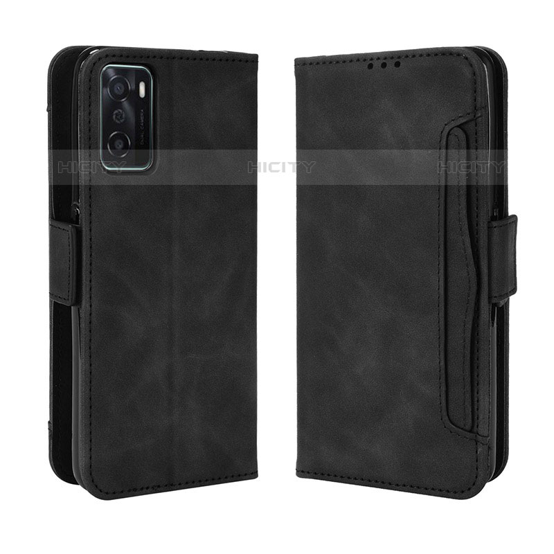 Funda de Cuero Cartera con Soporte Carcasa BY3 para Oppo A55S 5G