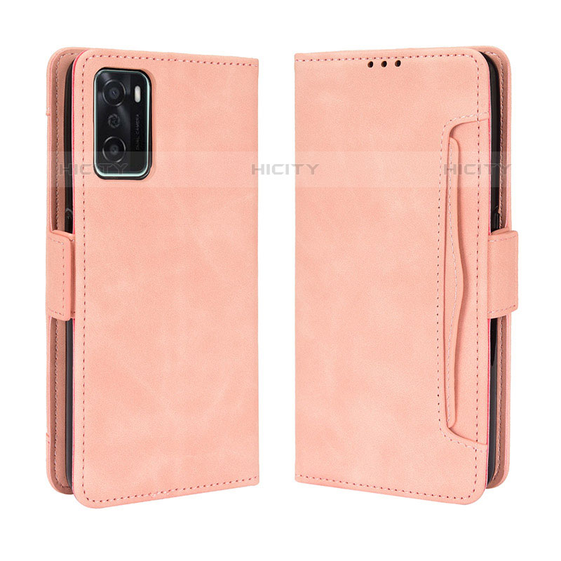 Funda de Cuero Cartera con Soporte Carcasa BY3 para Oppo A55S 5G