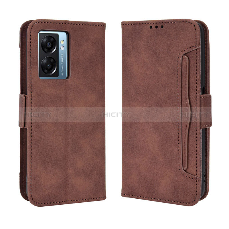 Funda de Cuero Cartera con Soporte Carcasa BY3 para Oppo A77 5G