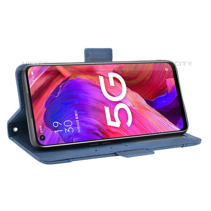 Funda de Cuero Cartera con Soporte Carcasa BY3 para Oppo A93 5G