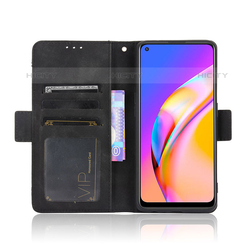 Funda de Cuero Cartera con Soporte Carcasa BY3 para Oppo A94 5G