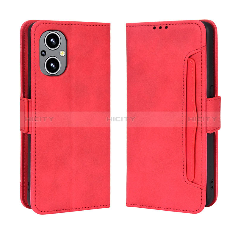 Funda de Cuero Cartera con Soporte Carcasa BY3 para Oppo A96 5G