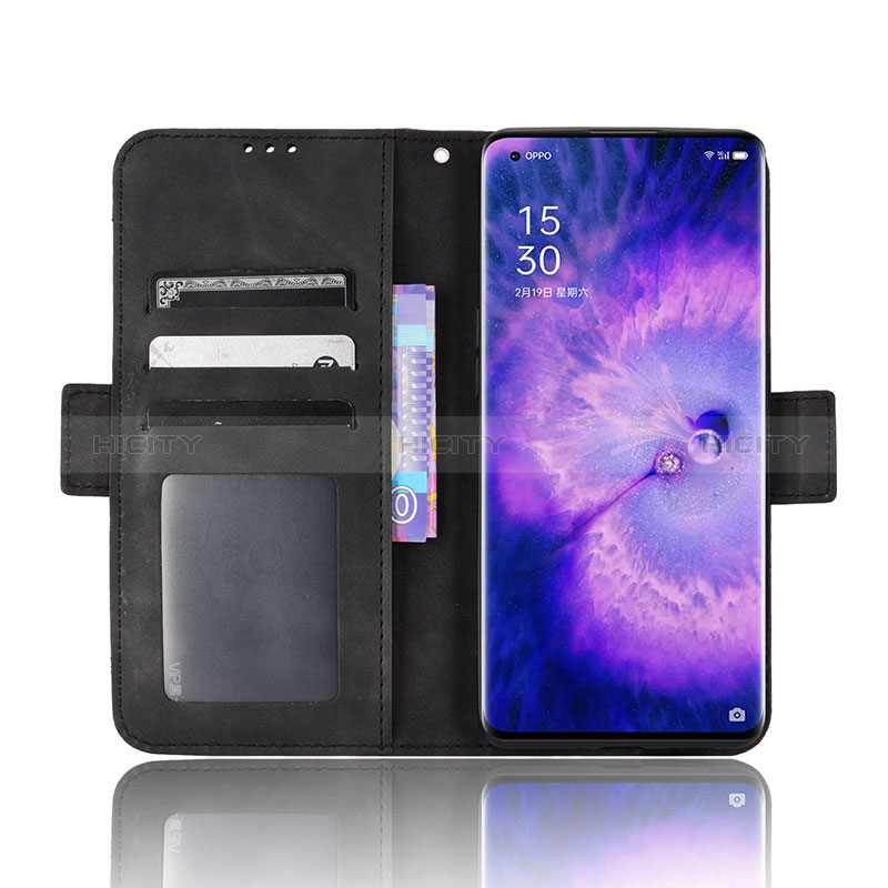 Funda de Cuero Cartera con Soporte Carcasa BY3 para Oppo Find X5 5G