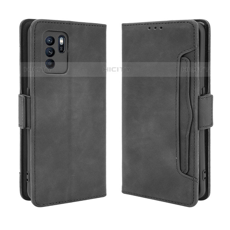 Funda de Cuero Cartera con Soporte Carcasa BY3 para Oppo Reno6 Z 5G