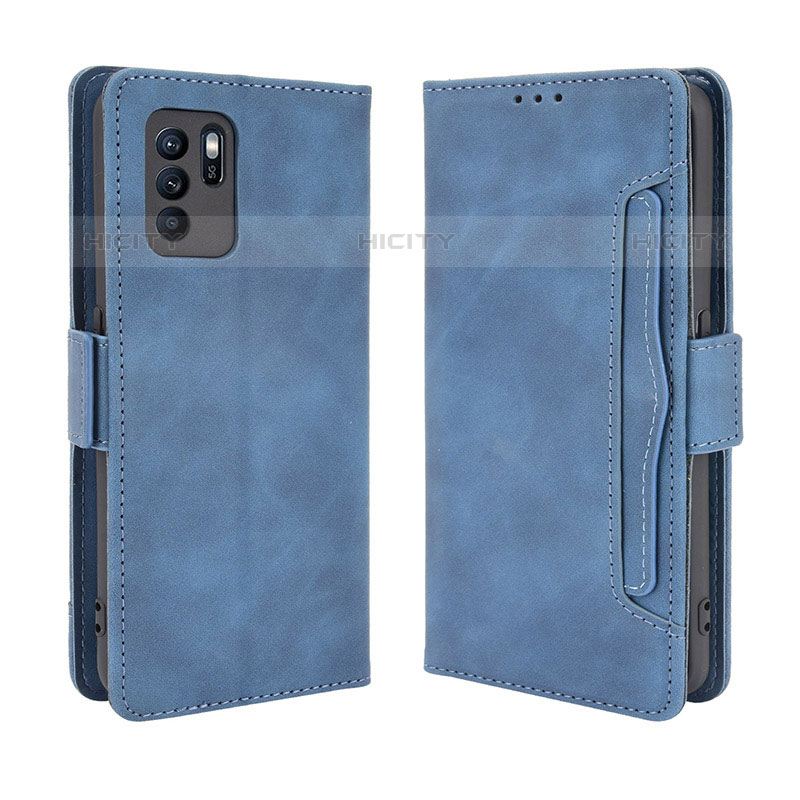 Funda de Cuero Cartera con Soporte Carcasa BY3 para Oppo Reno6 Z 5G