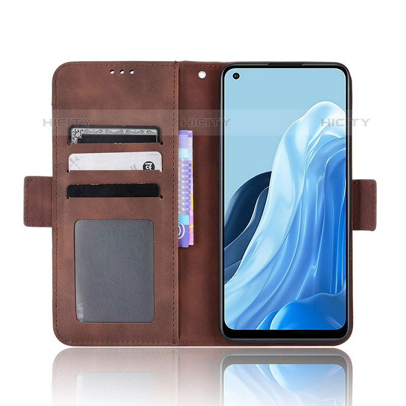 Funda de Cuero Cartera con Soporte Carcasa BY3 para Oppo Reno7 4G