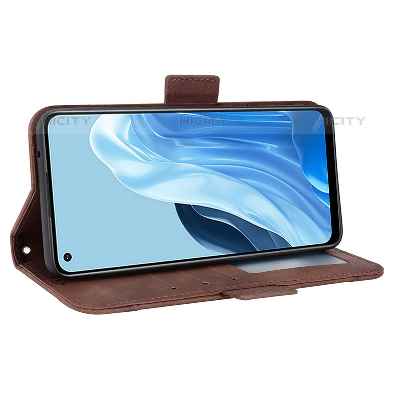 Funda de Cuero Cartera con Soporte Carcasa BY3 para Oppo Reno7 4G