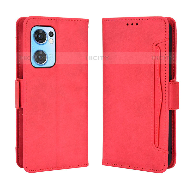 Funda de Cuero Cartera con Soporte Carcasa BY3 para Oppo Reno7 5G