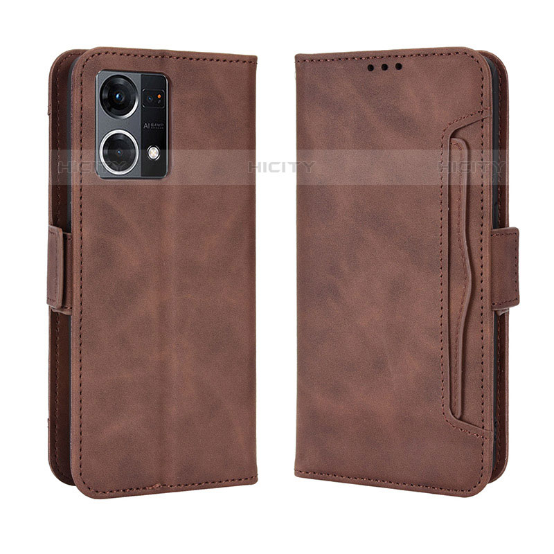 Funda de Cuero Cartera con Soporte Carcasa BY3 para Oppo Reno8 4G