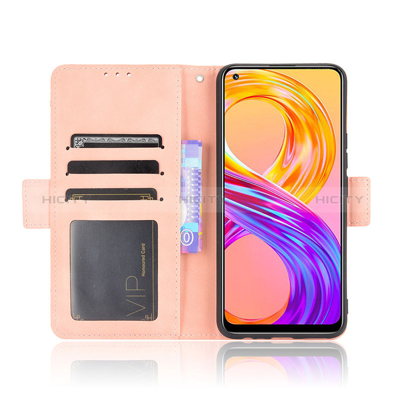 Funda de Cuero Cartera con Soporte Carcasa BY3 para Realme 8 Pro