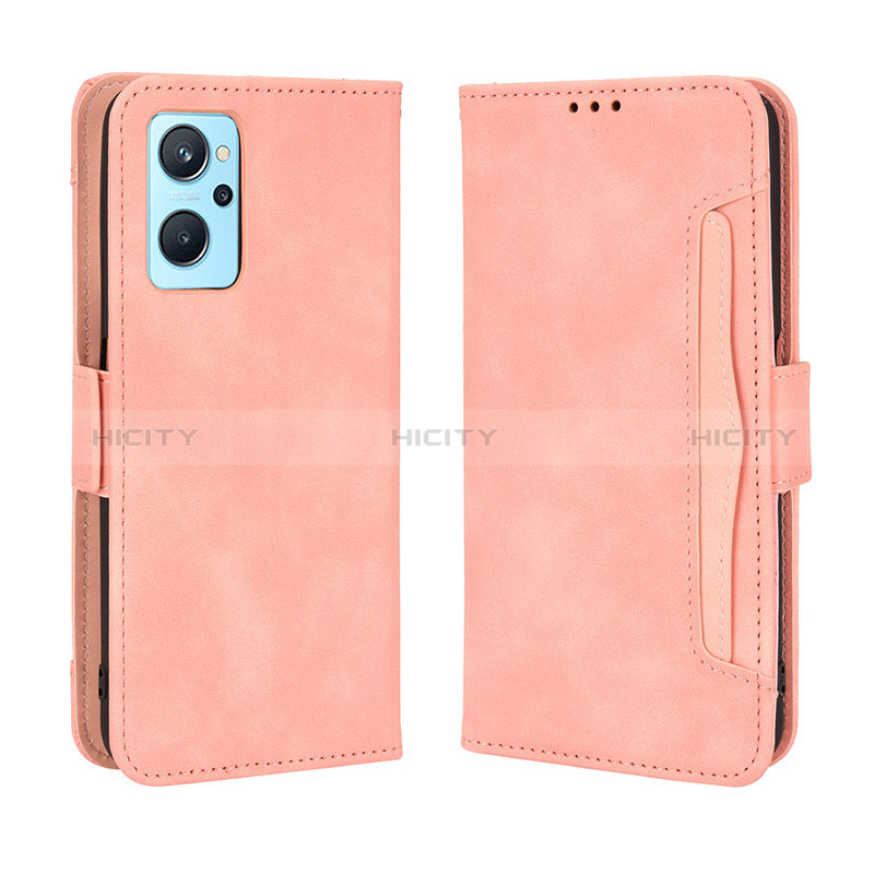 Funda de Cuero Cartera con Soporte Carcasa BY3 para Realme 9i 4G Rosa