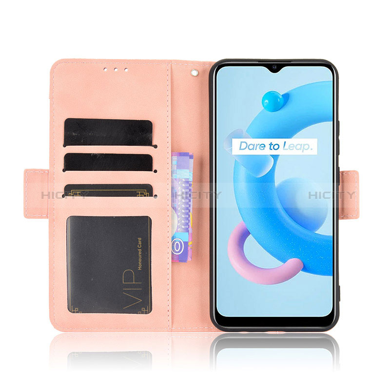 Funda de Cuero Cartera con Soporte Carcasa BY3 para Realme C11 (2021)