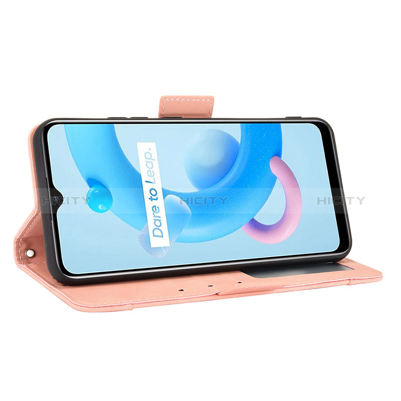 Funda de Cuero Cartera con Soporte Carcasa BY3 para Realme C11 (2021)