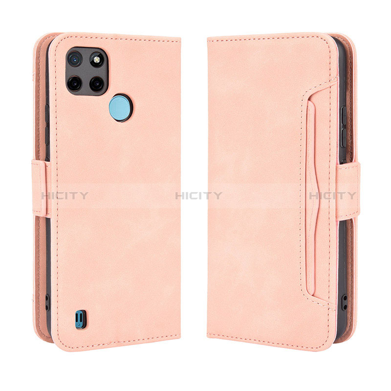 Funda de Cuero Cartera con Soporte Carcasa BY3 para Realme C21Y