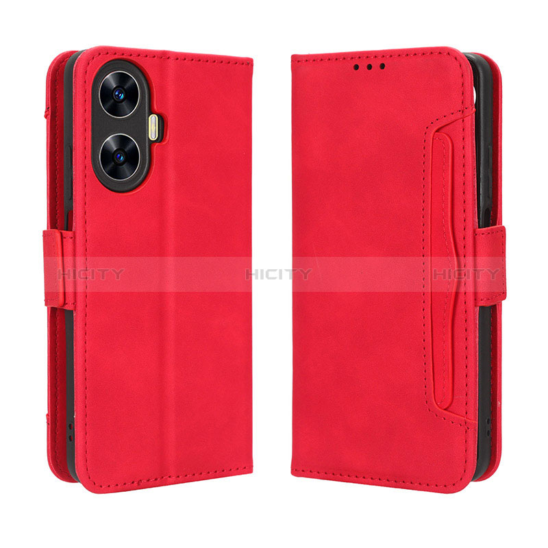 Funda de Cuero Cartera con Soporte Carcasa BY3 para Realme C55