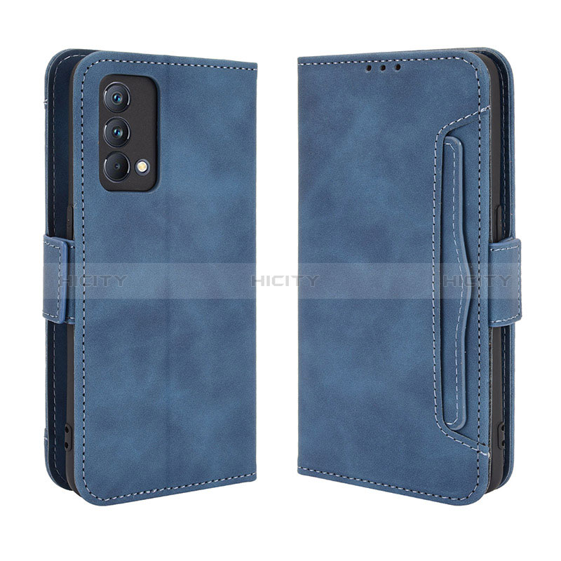 Funda de Cuero Cartera con Soporte Carcasa BY3 para Realme GT Master 5G Azul